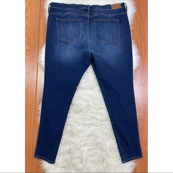 Madewell Roadtripper High Rise Denim Blue Jeans Plus Size 36 - Picture 6 of 9